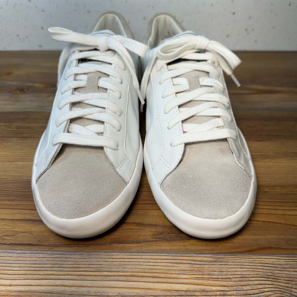 Sam Edelman SE-1980 Women’s White Leather Perforated Star Sneaker Size 7 - Picture 2 of 8